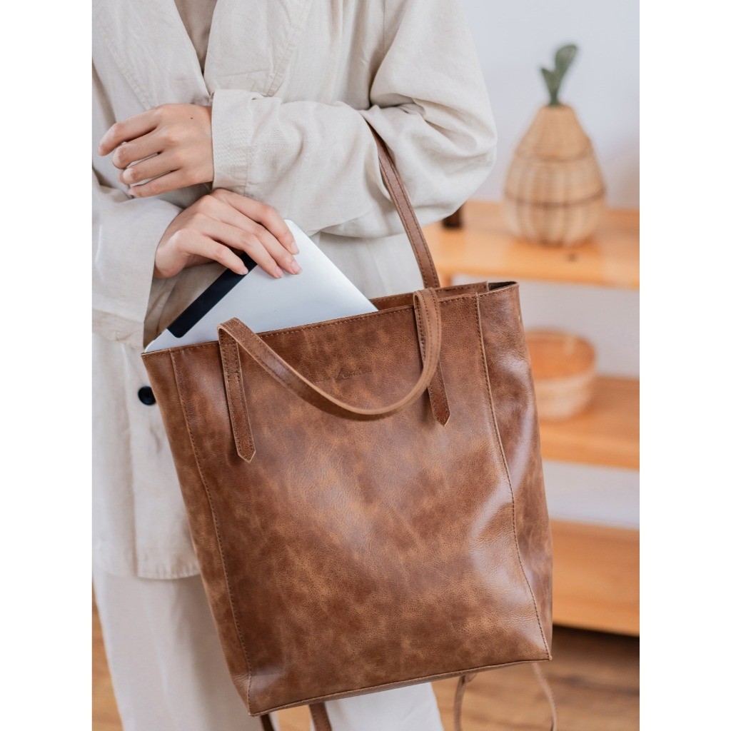 New Kenes Leather Tas Ransel Wanita Kulit Asli Backpack ARUMI - Free Gravir Nama