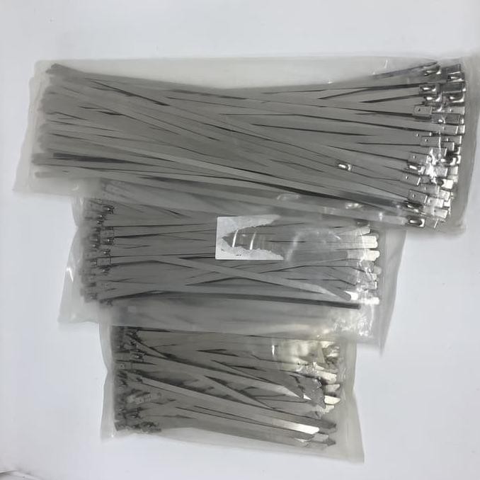 

Grosir Stainless Cable Ties - Kabel Tis Stainless 10 X 400 Mm - 100Pcs