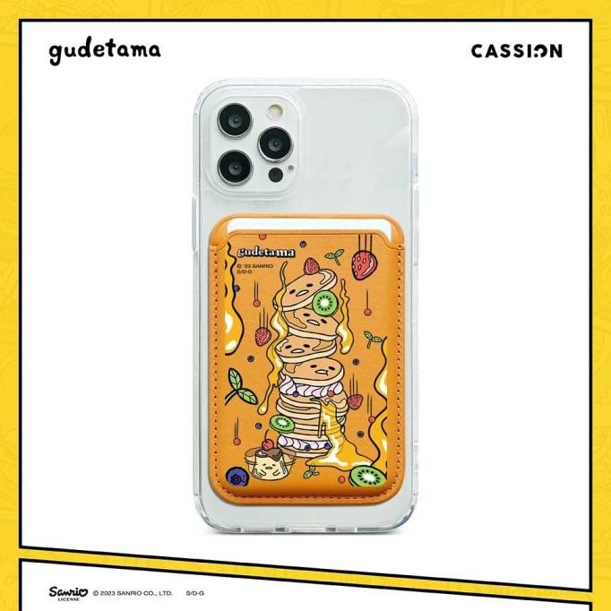 

Promo Card Wallet Pocket Holder Magnetic Cassion Double Patty Egg Gudetama