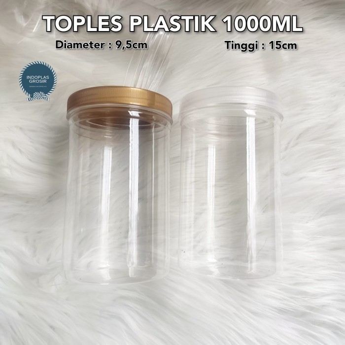 TERUJI TOPLES 1000 ML / TOPLES PLASTIK 1000 ML / TOPLES TABUNG 1000ML