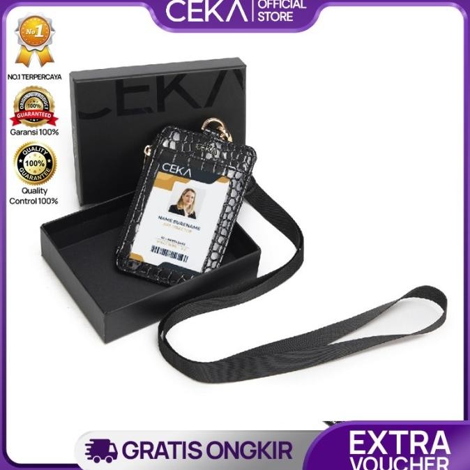

Grosir Ceka Lanyard Id Card Holder Name Tag Kartu Tanda Pengenal - Binca Id Card Holder