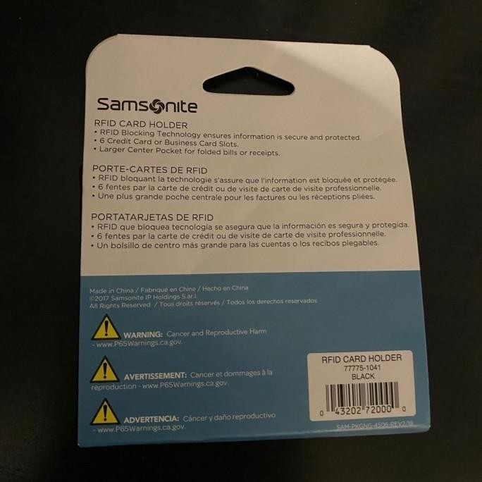 

Promo Samsonite Card Holder 100% Original