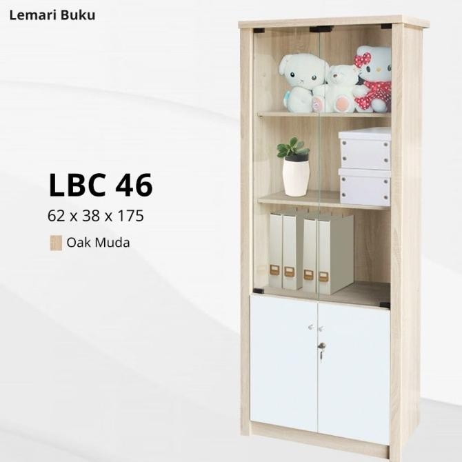 

Murah Rak Buku 2 Pintu Lunarsol Lbc 46 Lemari Buku Lemari Display