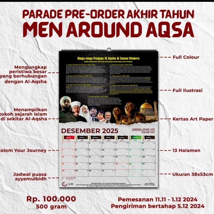 

Grosir Kalender Islami 2025 Gensa | Kalender Dinding