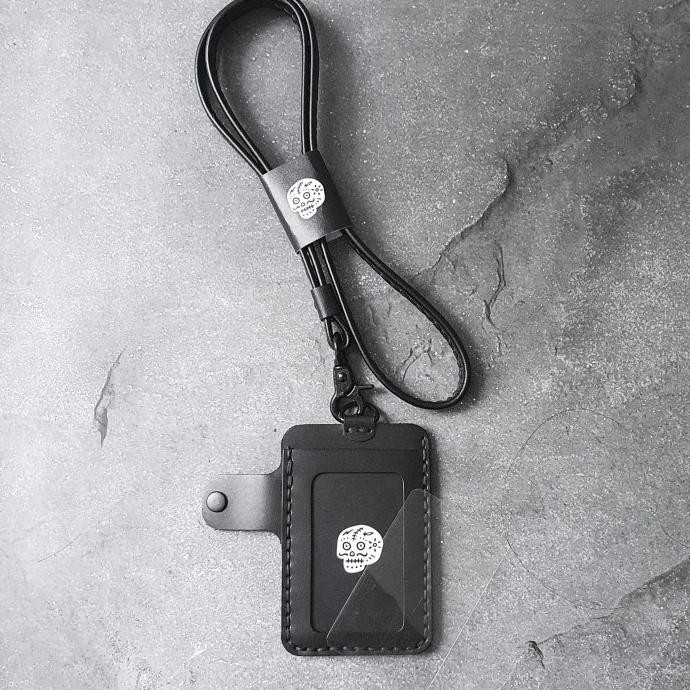 

Promo Bds Metroline , Full Leather Wallet Lanyard Id Card Holder