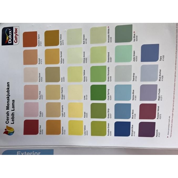 Cat Dulux Catylac 25Kg Putih Dan Warna
