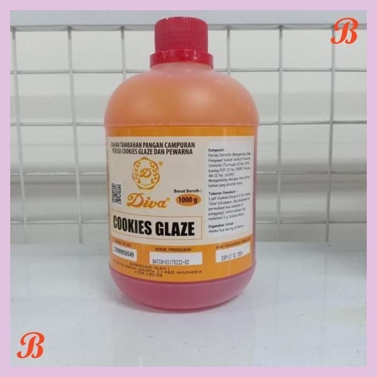 

| VRB | COOKIES GLAZE DIVA BOTOL BESAR 1LTR