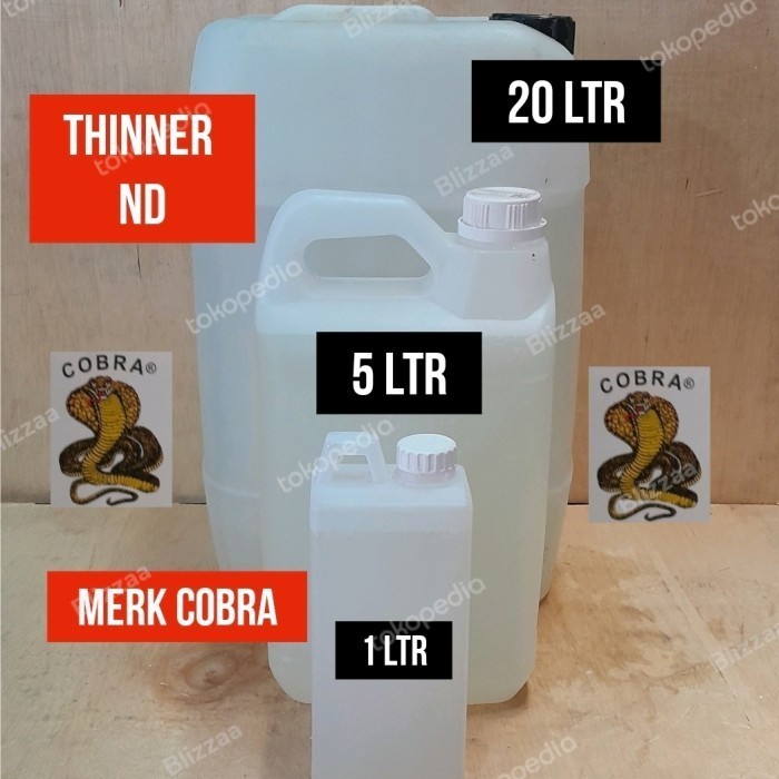 TERLARIS Thinner ND Cobra 5 liter Thinner Cobra ND 1L 5L 20L Tiner ND Cobra