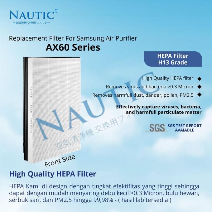 Samsung Hepa Filter Air Purifier Ax34 Ax40 Ax60 Ax330 Ax5000 Dewiputrii24