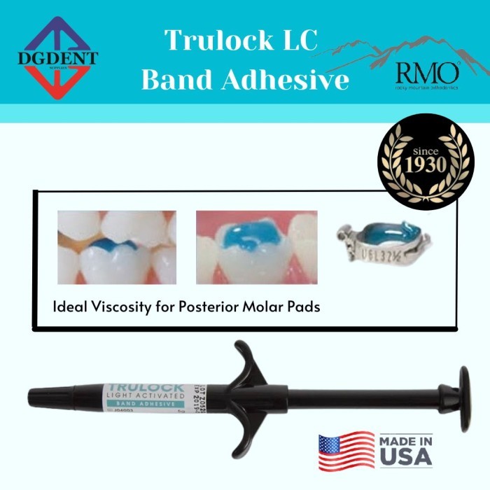 

RMO Trulock Band Cement 5g / Light Activated Band Adhesive / Peninggian Gigit / Blue Bite Ramp /