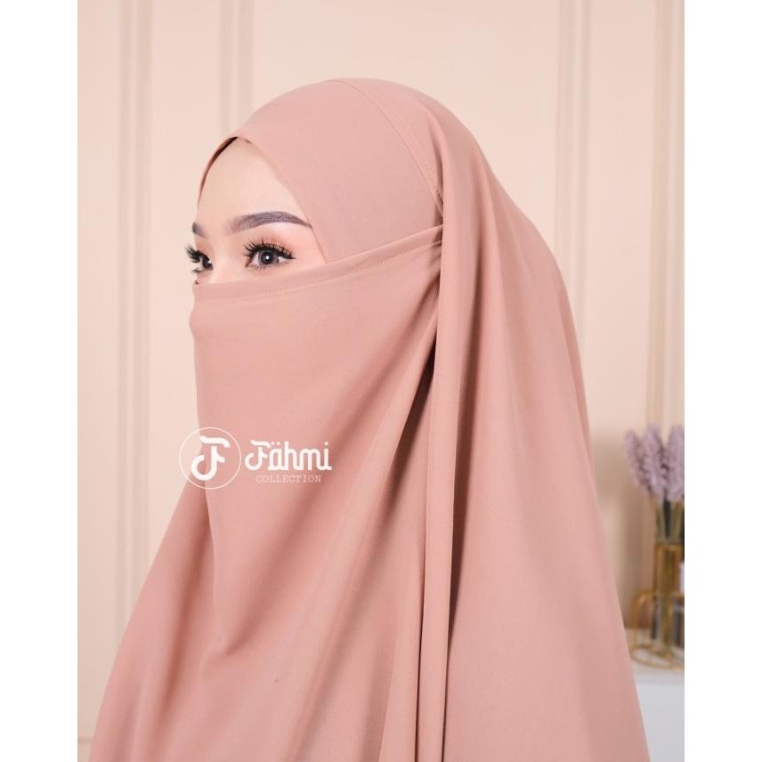 Spesial Jilbab Syari French Khimar Rania Bisa Langsung Pake Cadar