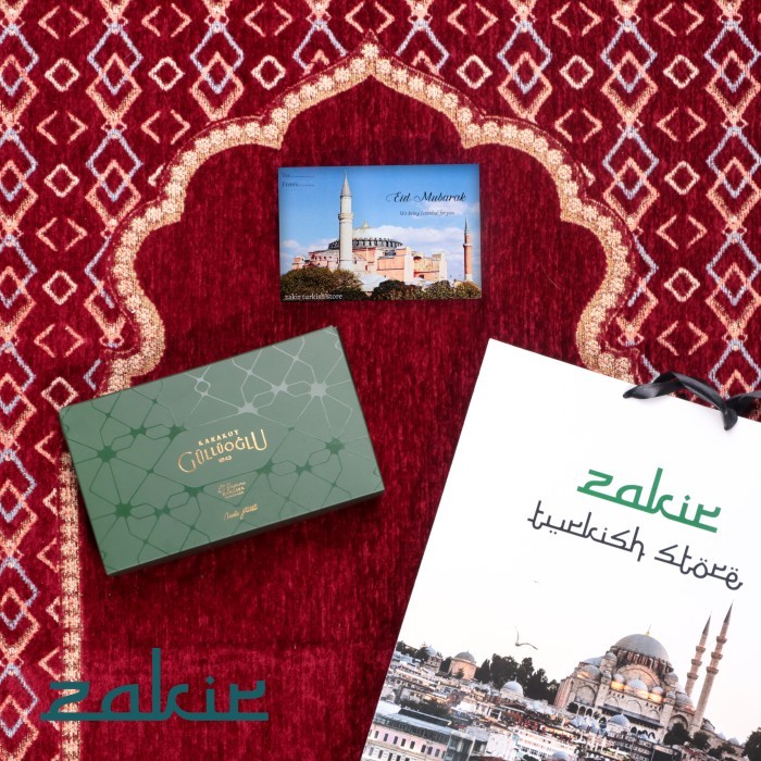 Hampers baklava Karakoy Asli Turki 500 gram dan sajadah turki