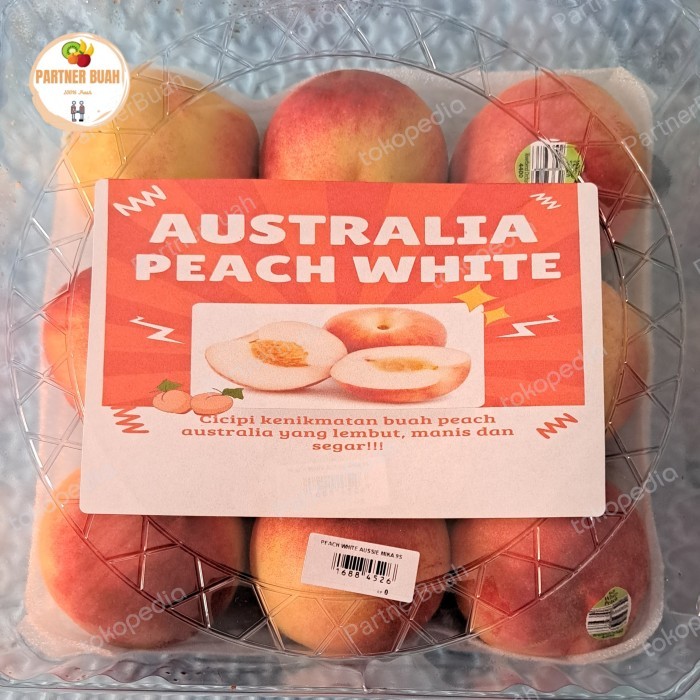

Buah Peach White Import Juicy Sweet 1 Kg