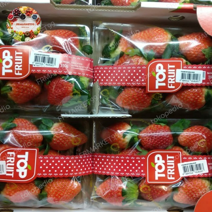 

Strawberry Korea Fresh Import Buah Strawberry Korea 330 Grm Pack