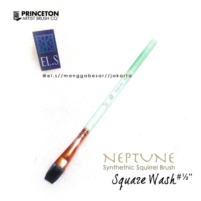

Princeton Neptune Brush Square Wash 1/2" ( Kuas Lukis )
