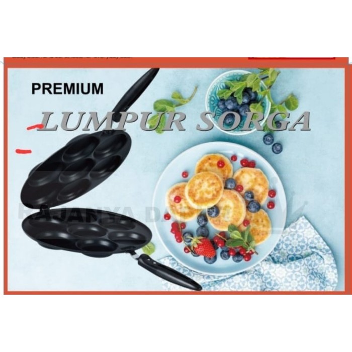 Cetakan Kue Lumpur Surga - Cetakan Apem Bolak Balik - Apem Bakar - Cetakan Double Side