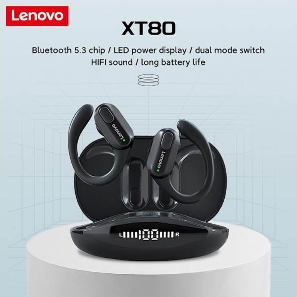 Lenovo XT80 TWS Wireless Bluetooth Earphone HiFi Stereo Button Control