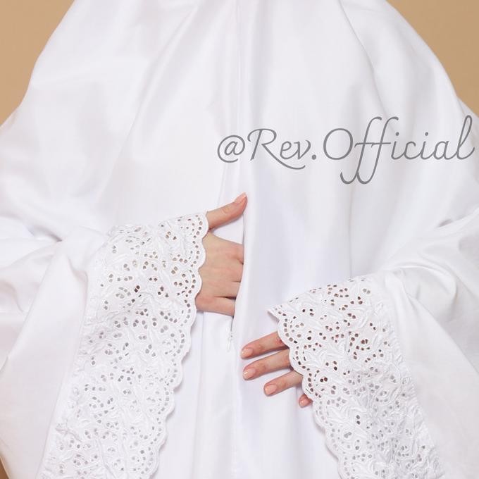 Spesial Bergo Kantong Wanita Putih Polos Super Jumbo Haji Dan Umroh