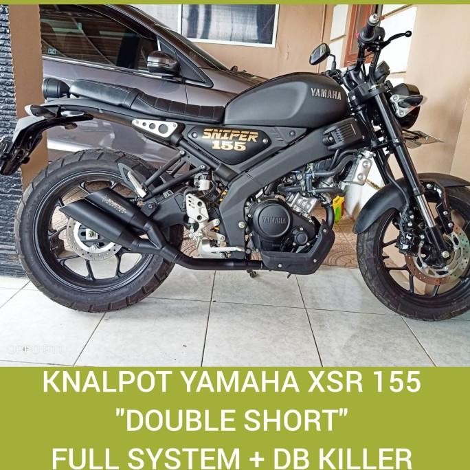 Miliki Knalpot Racing Yamaha Xsr 155 Xsr155 Model Double Short
