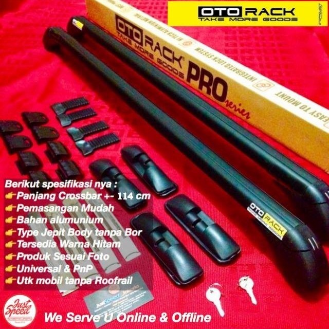 Crossbar Untuk Hrv - Terios Non Roofrail Merk Otorack Pro Series