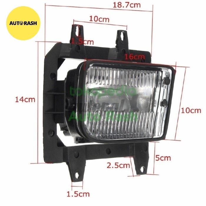 Bmw E30 Delete Foglamp Fog Lamp Lampu Kabut Kristal Bening Bumper