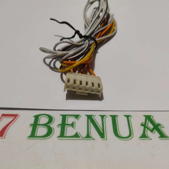 KABEL ALARM MOBIL SOCKET SOKET 6 PIN UNIVERSAL ORIGINAL FACTORY