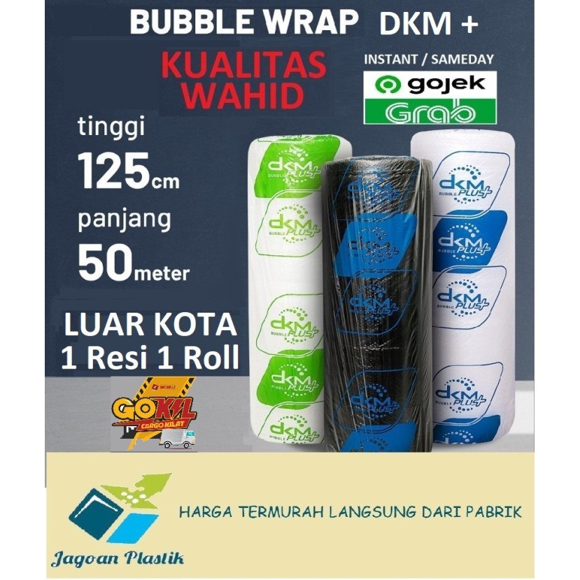 

Bubble Wrap / Buble Wrap Premium Ekonomis 125 Cm X 50 M