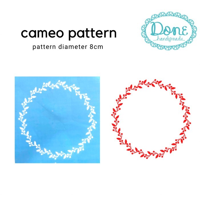 

TERBARU Silk screen cameo pola bingkai alat clay scrapbooking dekorasi ss27