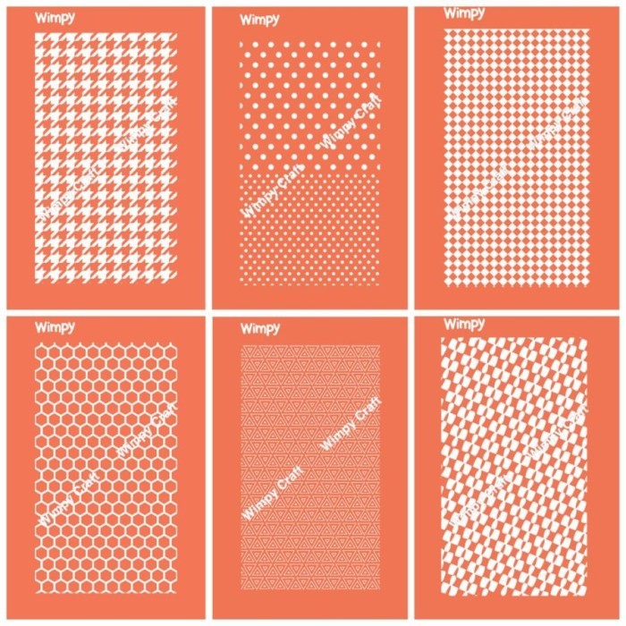 

TERBARU Polymer Clay Silk Screen Cetakan Texture Motif Stencil Screen Sablon 2 PROMO!