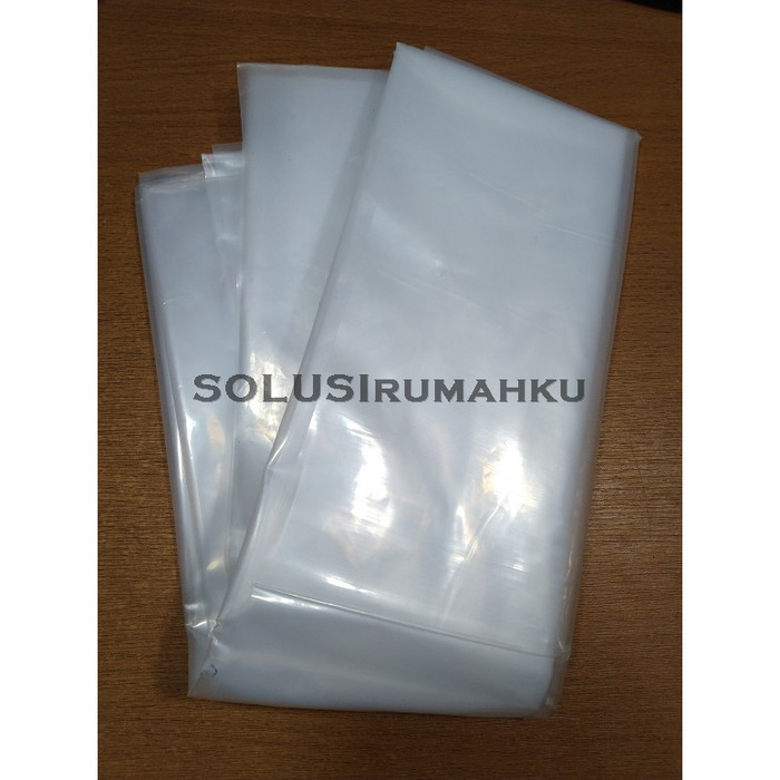 

1 Roll Plastik Cor Paling Tebal 0.10 Mm Pe Bening Bagus Tutup Barang