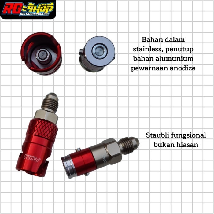 Staubli Quick Release Selang Rem Swits Thailand