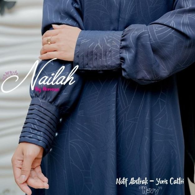 pakaian wanita navy/gamis wanita biru dongker/gamis wanita navy Terlaris