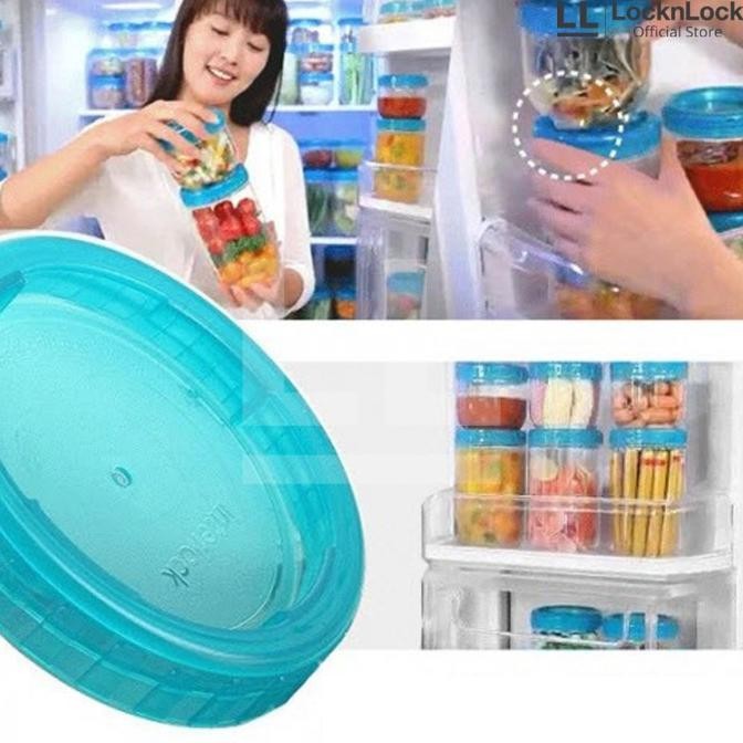 

Locknlock Toples Makanan Interlock Set 3Pcs (Inl301S1) Original Dan Terpercaya