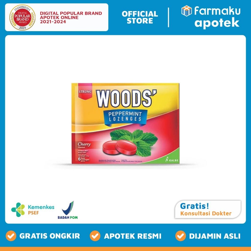 

Woods Lozenges Cherry Merah - BNS