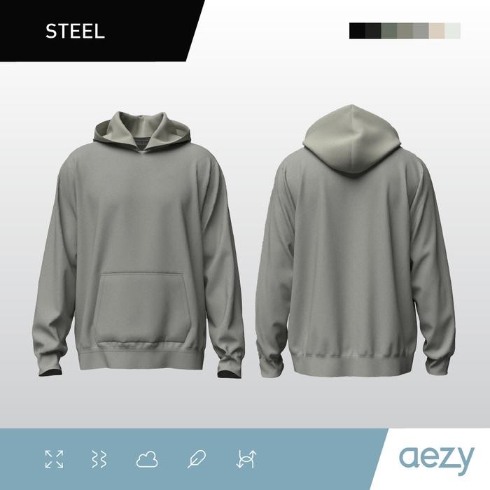 No Void Minds Aezy Core Hoodie Steel
