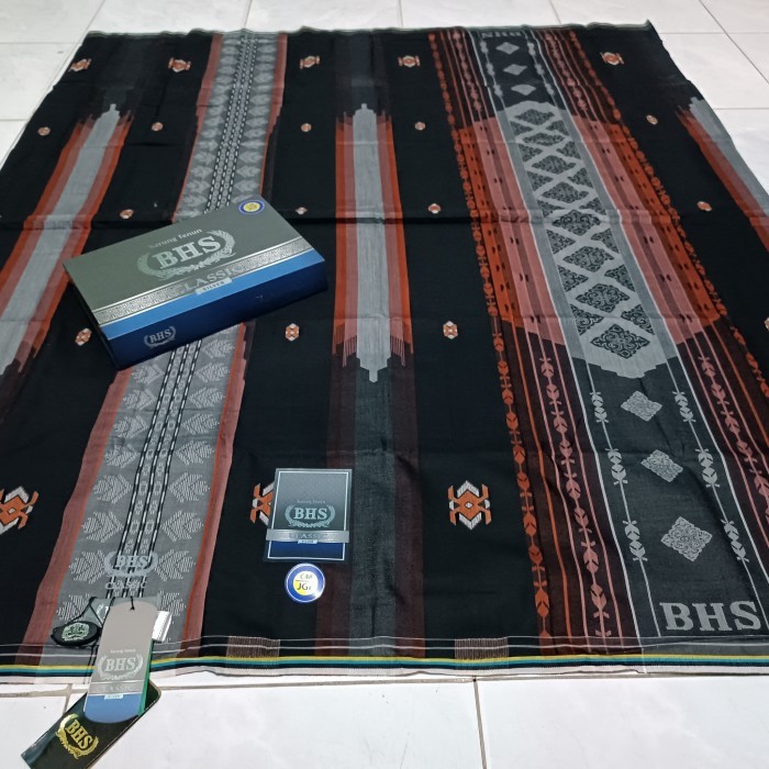 Kain Sarung Bhs Classic Hitam