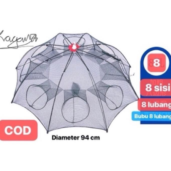 jala jaring bubu ikan payung 16 lubang termurah