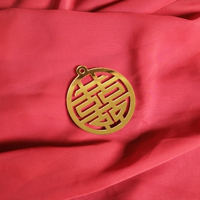 Shuang Xi | Size XS | 6 CM | Mirror Gold