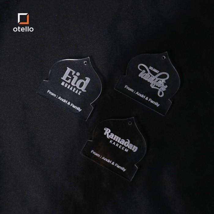 

Custom Hang Tag Kubah Gift Tag Idul Fitri | Hiasan Parcel Lebaran Eid