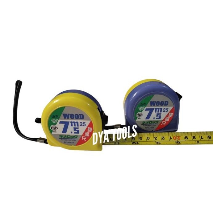 Promo Wood Meteran Hong Sui 7,5 M / Meteran Hong Shui 2 Sisi