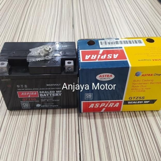 aki motor honda beat vario 110 gtz5s aspira accu kering mf asli