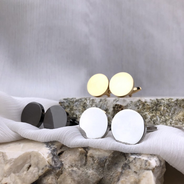 Cufflink Metal Thobe Kabak Istana Kancing Cuff Link