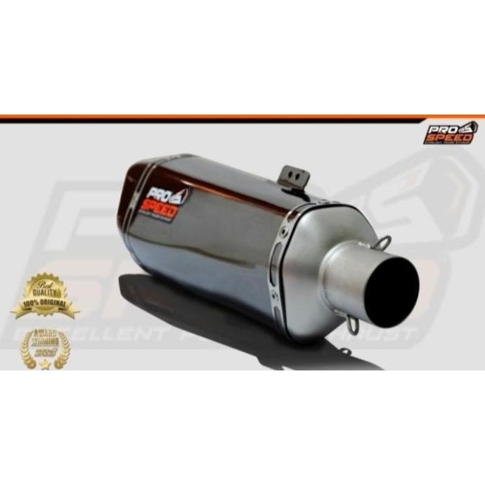 Miliki Knalpot Prospeed Shark Black Kawasaki Zx25R Zx 25R Fullsystem