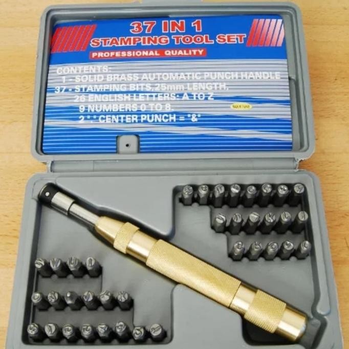 

Terlaris Hydraulic Puncher 37 in 1 size 4mm - Letter & Number Automatic Punch SALE