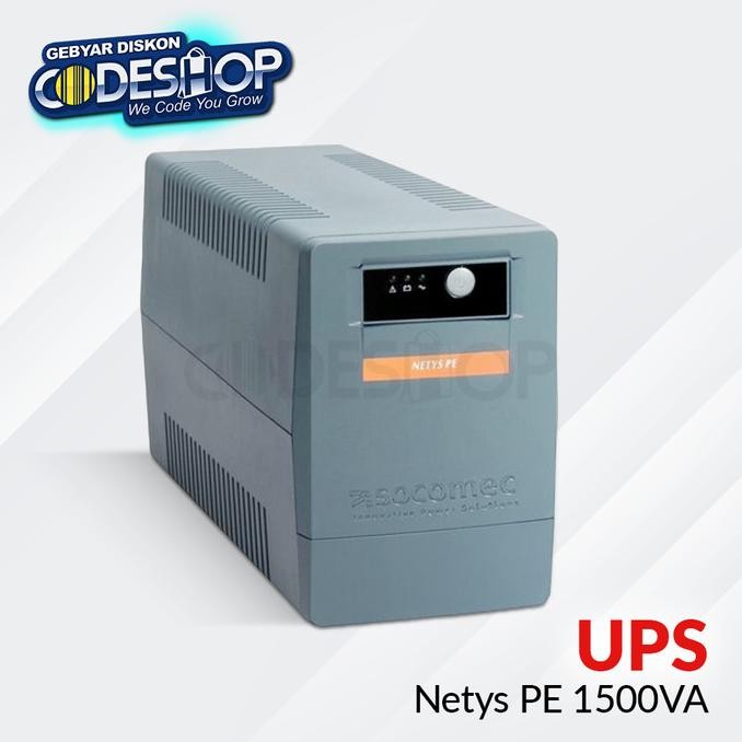 Produk Baru Ups Komputer Socomec Netys Pe 1500Va Universal 900W Npe-1500-U Usb