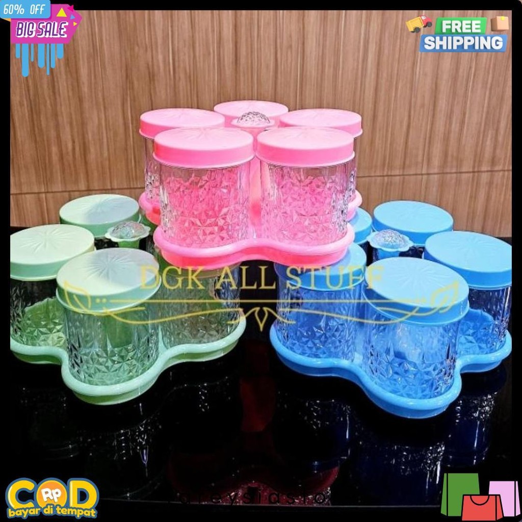 Toples Stoples Tonam Topnam Tempat Wadah Nampan Alas Set Kue Kering Nastar Lebaran Ramadhan Ramadan 