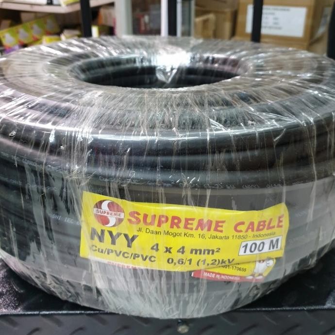 Promo Kabel NYY 4x4mm Supreme (Meteran)