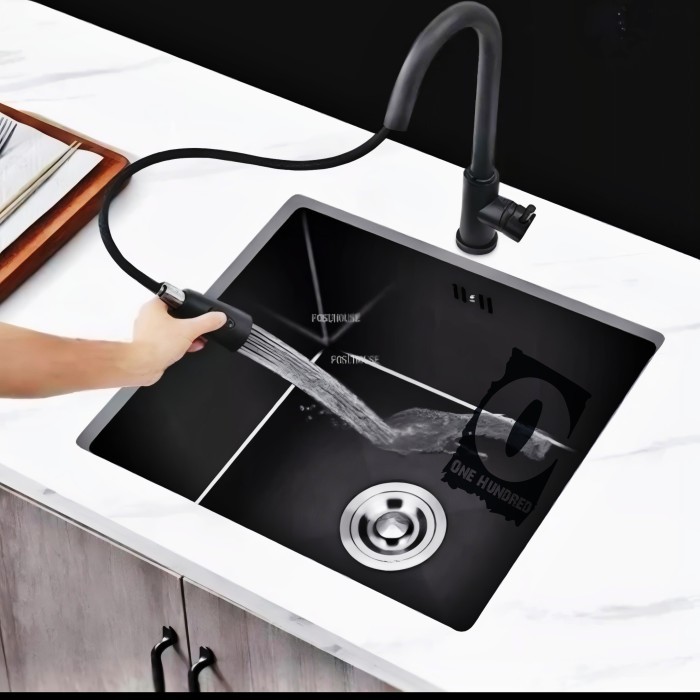 Kitchen sink UNDERMOUNT 5040 Black merk ONAN ORIGINAL