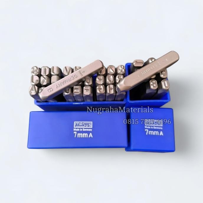 

Terlaris Alat Ketok Huruf Angka 7 Mm MASUS Stamp Punch Letter & Figure GERMANY SALE