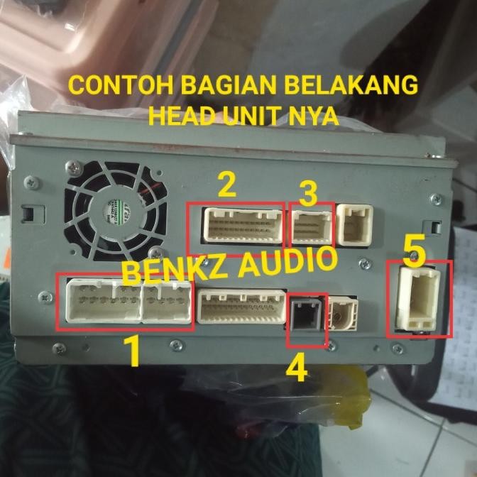 Murah Kabel Soket Head Unit Fortuner Vrz Venturer Pioneer Toyota